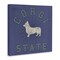 Stupell Industries Vintage Corgi State Canvas Wall Art Design by Spirit Animals/Life Is High